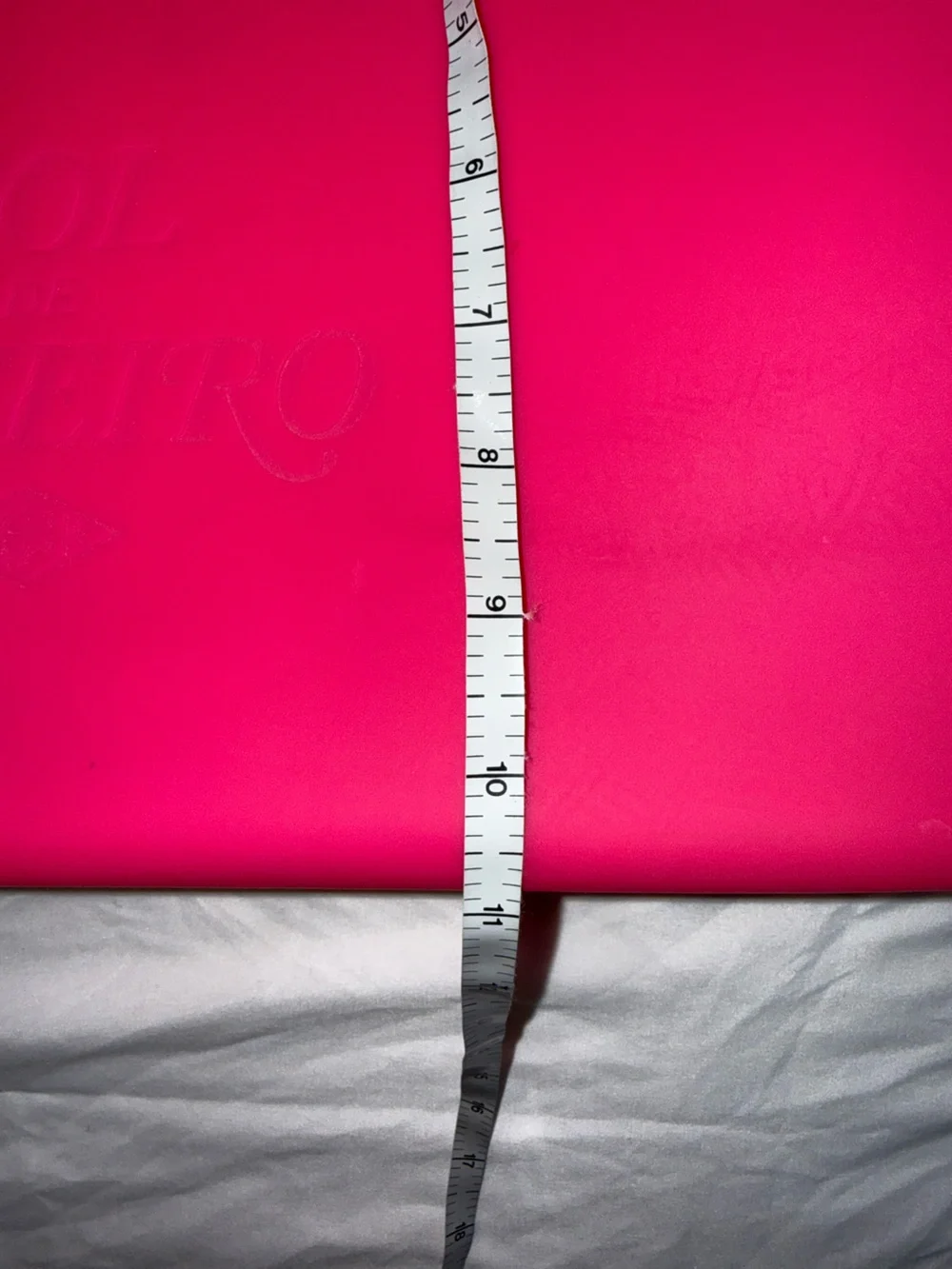 Bold Hot Pink Tote with Yellow Rope Handles